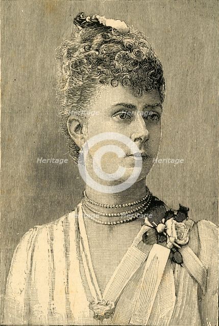 'Princess Victoria Mary of Teck, Duchess of York', c1897. Creator: Unknown.