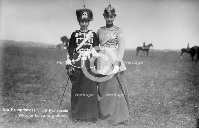 Princess Viktoria Luise and Crown Princess of Germany, between c1910 and c1915. Creator: Bain News Service.