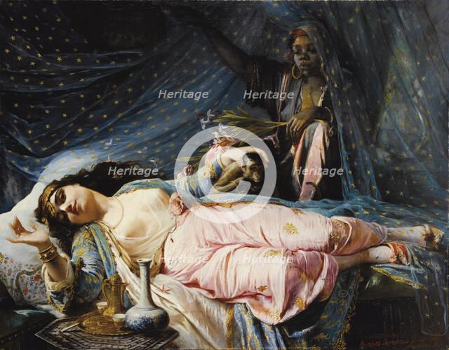 Princess Zainab Nazli Khanum, 1875. Artist: Jerichau-Baumann, Elisabeth (1819-1881)