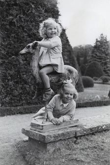 Princesses Birgitta and Margaretha of Sweden, 1942. Artist: Karl Sandels