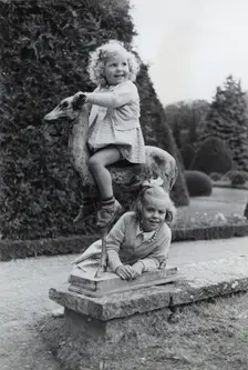 Princesses Birgitta and Margaretha of Sweden, 1942. Creator: Karl Sandels