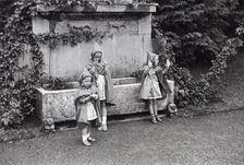 Princesses Desiree, Margaretha and Birgitta of Sweden, 1942. Artist: Karl Sandels