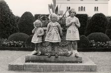Princesses Desiree, Birgitta and Margaretha of Sweden 1942. Creator: Karl Sandels