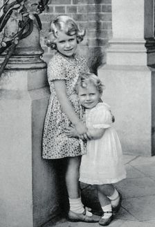 Princesses Elizabeth and Margaret Rose, 1932, (1937)