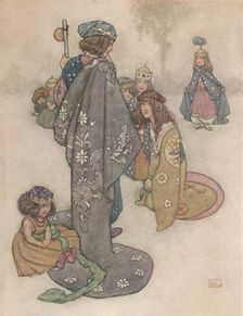 Princesses He Found in Plenty, But Whether They Were Real Princesses It Was Impossible For Him To D Artist: W Heath Robinson