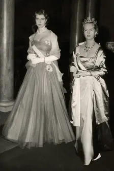 Princesses Margaretha and Sibylla of Sweden, 1954. Creator: Unknown