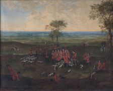 Princesses, partly in male dress, participating in a hunt, 1749-1848. Creator: Unknown