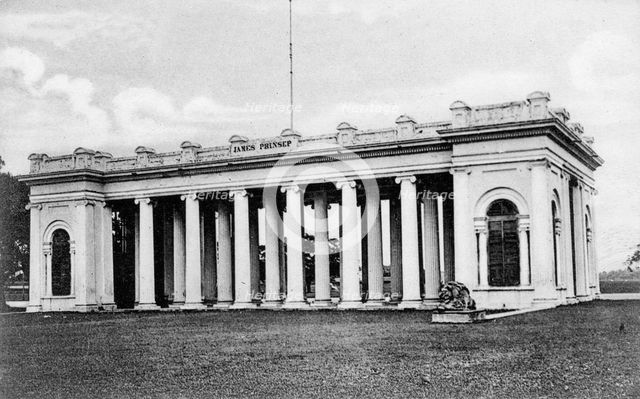 Princep Ghat, Strand Road, Calcutta, India, early 20th century.Artist: Newman