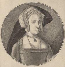 Princeps Maria Henrici VIII Regis Angliæ Filia, 1647., 1647. Creator: Wenceslaus Hollar