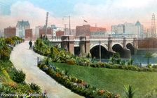Princes Bridge, Melbourne, Australia, 1912
