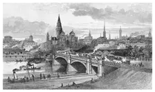 Princes Bridge, Melbourne, Victoria, Australia, 1886