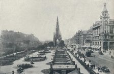 Princes Street, Edinburgh 1910. Artist: Valentine & Sons Ltd