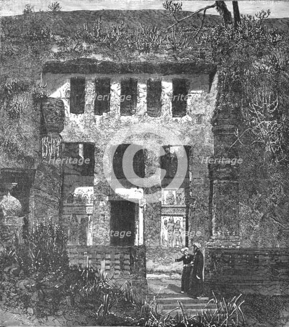 'Principal Cavern of Kanheri; Notes on the Ancient Temples of India', 1875. Creator: Unknown.