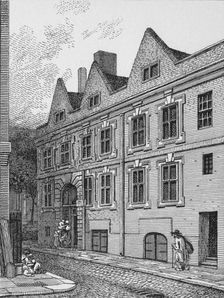 Principal entrance to Leathersellers Hall, City of London, 1801 (1911)