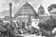 Principal Entrance to the Temple of Juggernath; Notes on the Ancient Temples of India 1875. Creator: Unknown