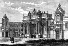 Principal entrance to the Sultan's new palace at Constantinople…, 1862. Creator: Mason Jackson