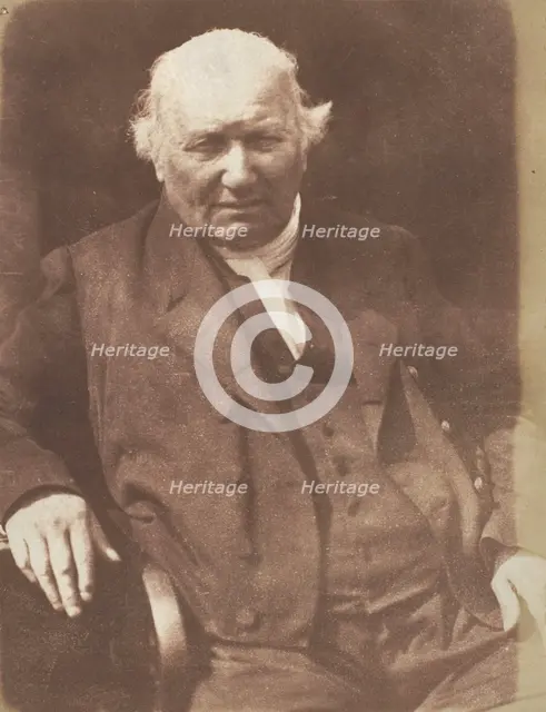 Principal Haldane, St. Andrews, 1843-47. Creators: David Octavius Hill, Robert Adamson, Hill & Adamson.