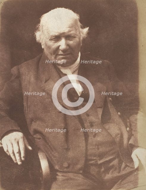 Principal Haldane, St. Andrews, 1843-47. Creators: David Octavius Hill, Robert Adamson, Hill & Adamson.