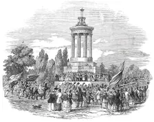 Principal view of the Monument, 1844. Creator: Unknown