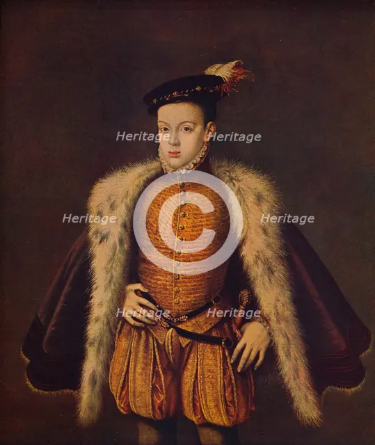 'Principe Don Carlos hijo de Felipe II', (Prince Carlos de Austria), 1557-1559, (c1934). Artist: Alonso Sanchez Coello.