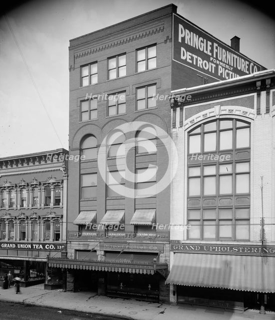 Pringle Furniture [Co. building, Detroit, Mich.], between 1910 and 1920. Creator: William H. Jackson.