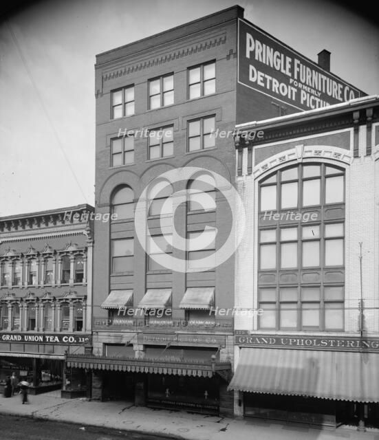 Pringle Furniture [Co. building, Detroit, Mich.], between 1910 and 1920. Creator: William H. Jackson.