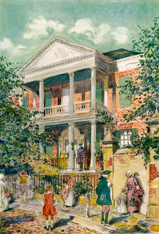 Pringle House, Charleston, South Carolina, USA, c18th century (1921).Artist: James Preston