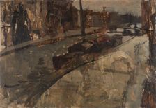 Prinsengracht near Lauriergracht, Amsterdam, c.1880-c.1923. Creator: George Hendrik Breitner