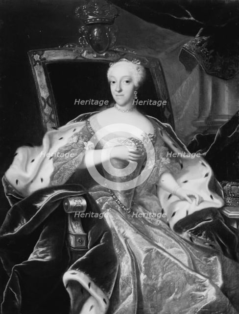 Prinsesse Charlotte Amalie, Frederik IV's datter, 1704-1765. Creator: Johann Salomon Wahl.