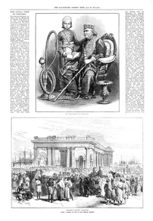 Prinsep's Ghaut, Calcutta, from a sketch by of our special artists, 1876. Creator: Unknown