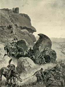 Prinsloo's Last Stand in the Valley of the Little Caledon: The Boers Position on the Heights 190 Creator: MFR