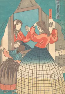 Print, 1861 (Bunkyu 1, 1st month). Creator: Sadahide Utagawa