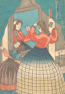 Print, 1861 (Bunkyu 1, 1st month). Creator: Sadahide Utagawa