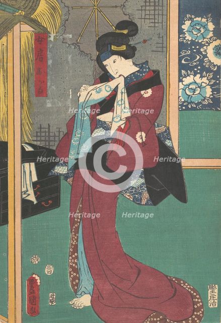 Print, 19th century., 19th century. Creator: Utagawa Kunisada.