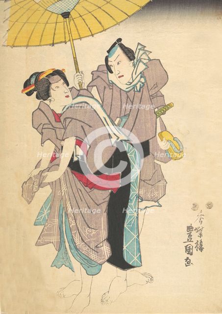 Print, 19th century., 19th century. Creator: Utagawa Kunisada.