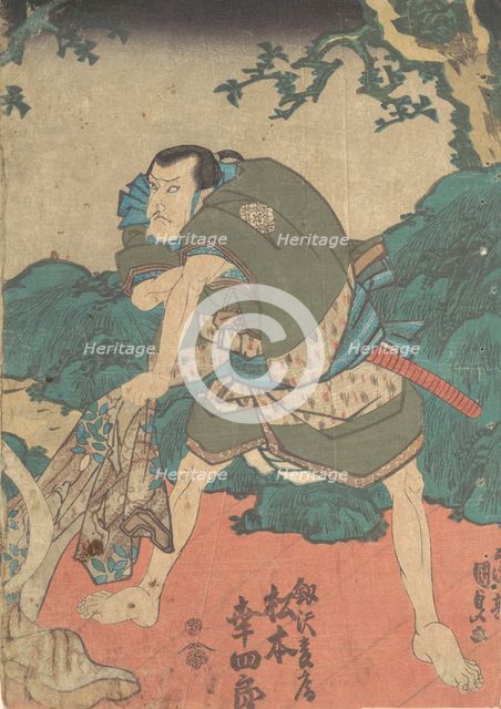 Print, 19th century., 19th century. Creator: Utagawa Kunisada.
