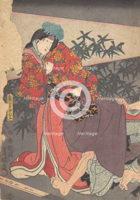 Print, 19th century., 19th century. Creator: Utagawa Kunisada.