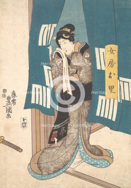 Print, ca. 1850., ca. 1850. Creator: Utagawa Kunisada.