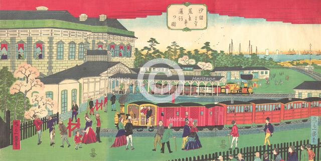 Print, ca. 1870., ca. 1870. Creator: Shosai Ikkei.