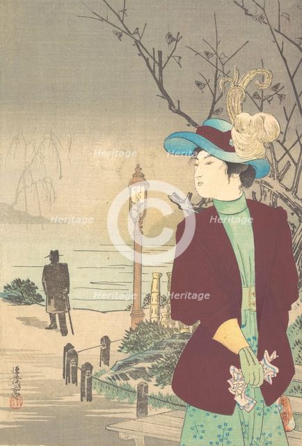 Print, ca. 1900. Creator: Tsuneshige.