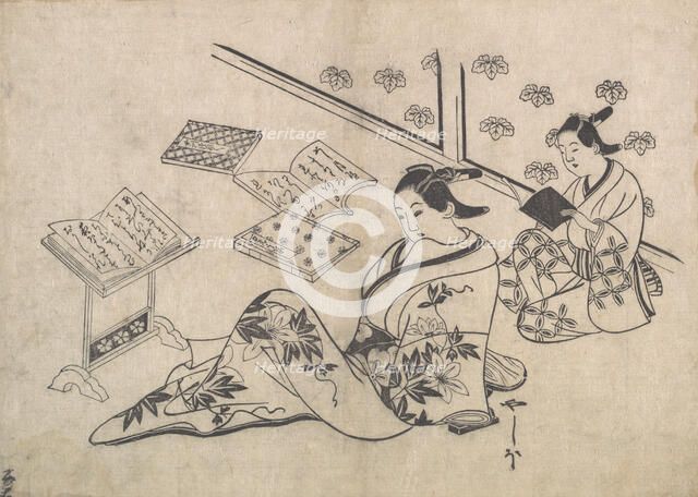 Print, early 18th century. Creator: Hishikawa Morofusa.