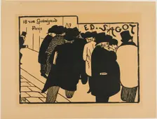 Print Fanciers, 1892. Creator: Félix Vallotton