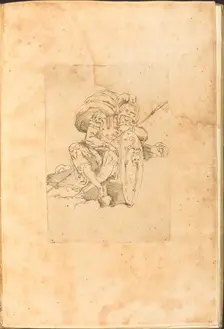 Print from Drawing Book, c. 1610/1620. Creator: Luca Ciamberlano