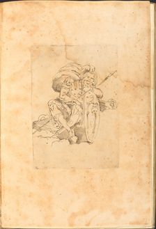 Print from Drawing Book, c. 1610/1620. Creator: Luca Ciamberlano