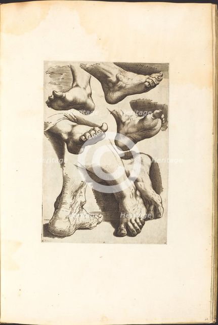 Print from Drawing Book, c. 1610/1620. Creator: Luca Ciamberlano.