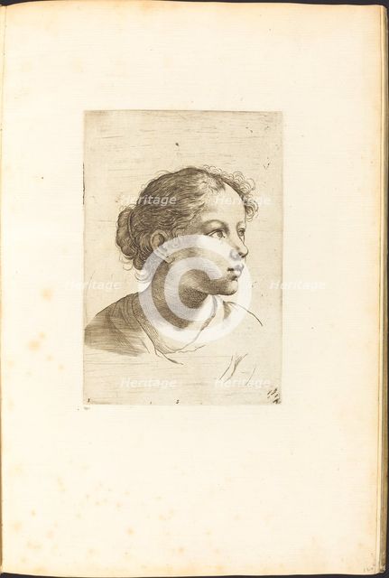 Print from Drawing Book, c. 1610/1620. Creator: Luca Ciamberlano.