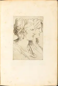 Print from Drawing Book, c. 1610/1620. Creator: Luca Ciamberlano