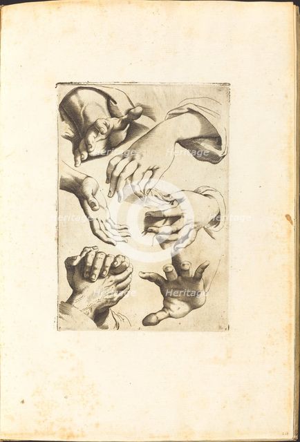 Print from Drawing Book, c. 1610/1620. Creator: Luca Ciamberlano.