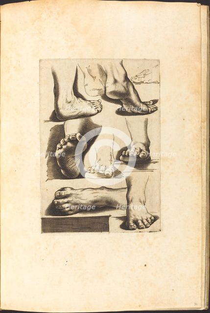 Print from Drawing Book, c. 1610/1620. Creator: Luca Ciamberlano.