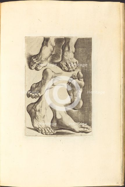 Print from Drawing Book, c. 1610/1620. Creator: Luca Ciamberlano.